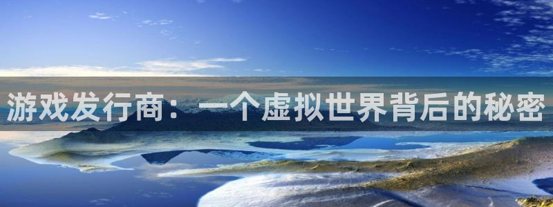 db电竞啤酒怎么样：游戏发行商：一个虚拟世界背后的秘密