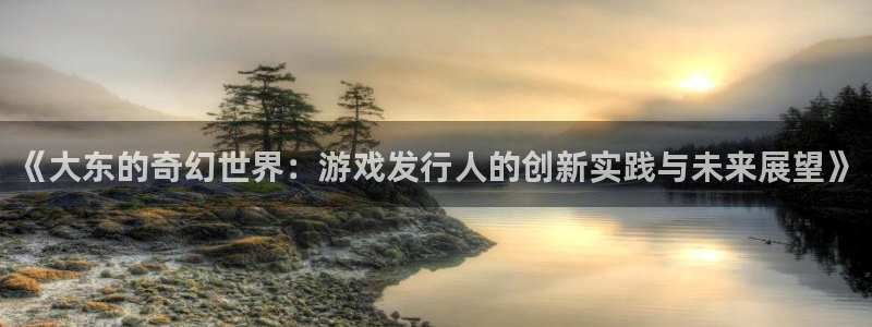 广东db电竞：《大东的奇幻世界：游戏发行人的创新实践与未来展望》