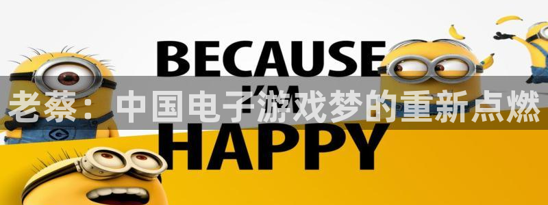 法国db电竞：老蔡：中国电子游戏梦的重新点燃