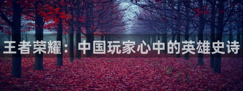 db电竞官网的奇趣腾讯是真的吗：王者荣耀：中国玩家心中的英雄史诗
